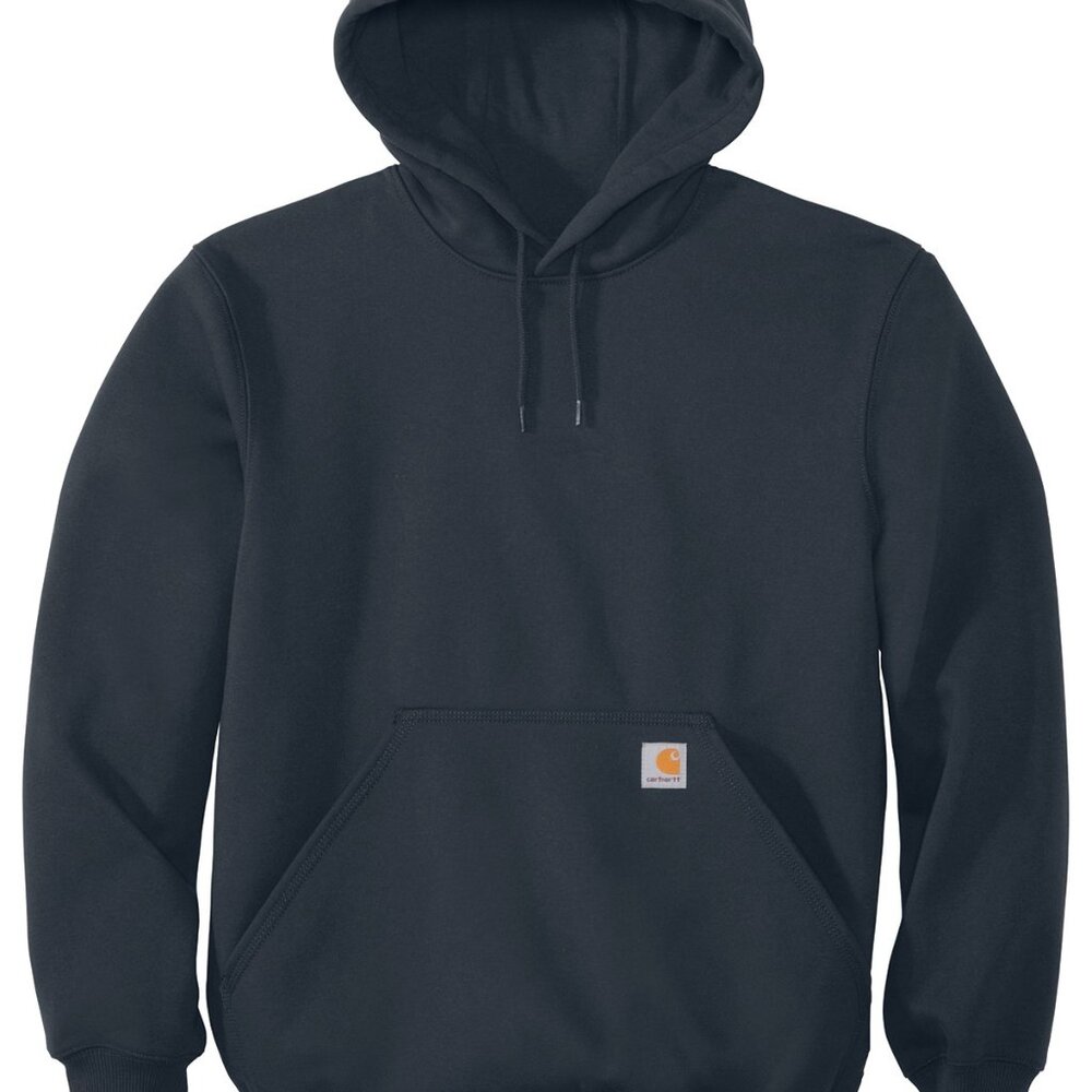 (NWT) Carhartt Mens Rain Defender Paxton Heavyweight Hooded Sweatshirt Navy